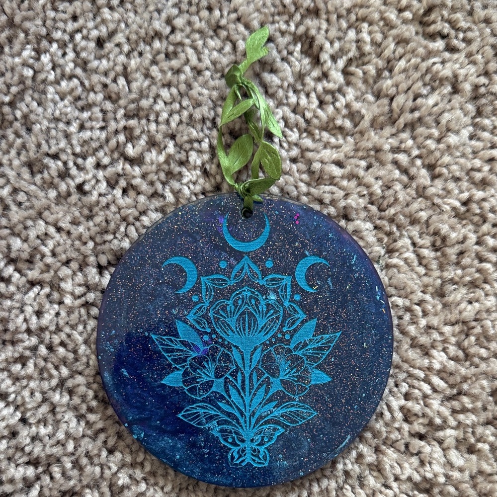 Blue and Green Hanging Ornament